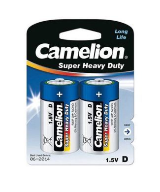 Camelion Super Heavy Duty D-R20P 1.5V Battery