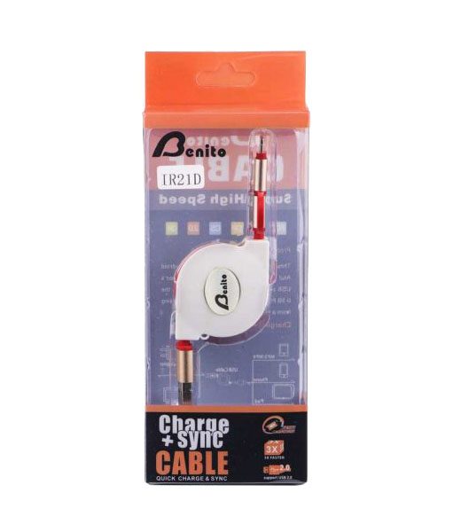 Benito Micro USB Lighning Retractable Cable2