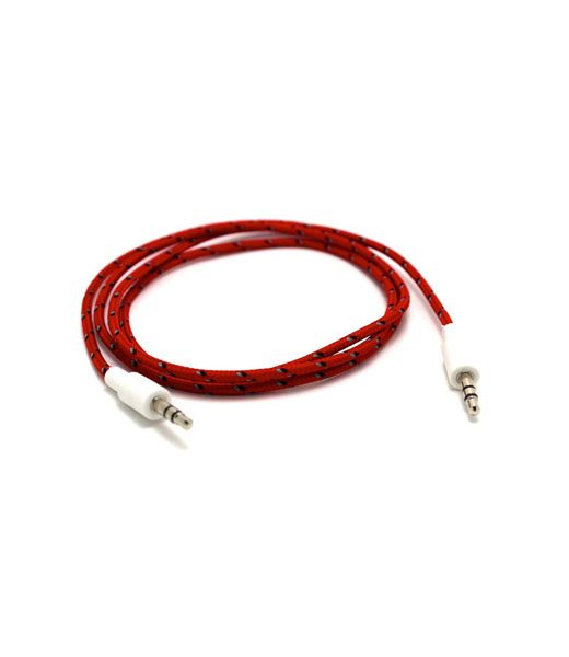 Shrink Nylon AUX Audio Cable