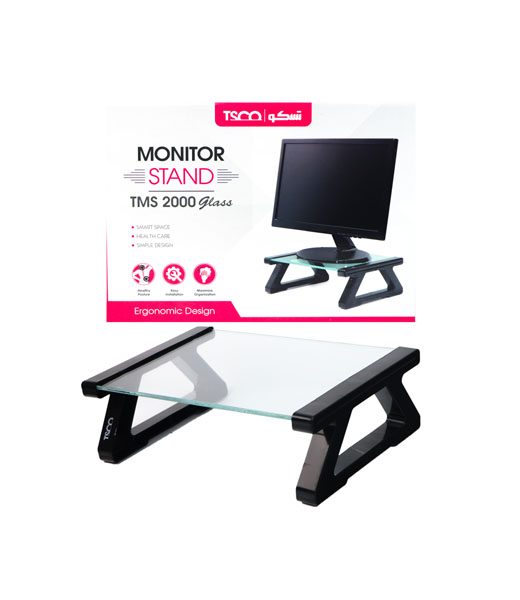 TSCO TMS 2000 glass monitor stand2