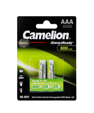 Camelion AlwaysReady 800mAh Rechargeable AAA Battery