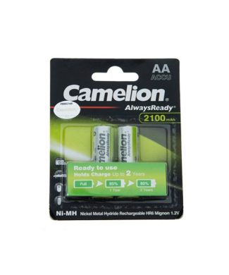 Camelion AlwaysReady New Version 2100mAh Rechargeable AA Battery