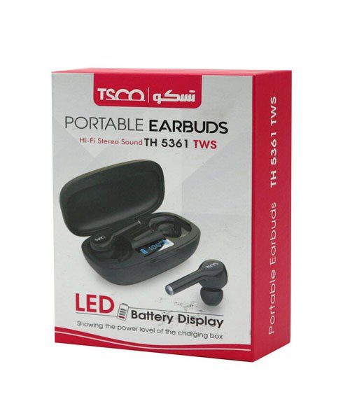 TSCO TH 5361 Portable Wireless Earbuds - Image 2