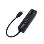 USB Hub & Card Reader Combo Type C
